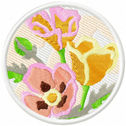 Floral Embroidery Design 3